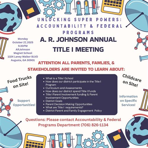 26SY ARJ Annual Title I Meeting